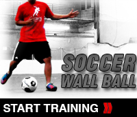 Soccer Wall Ball Drill