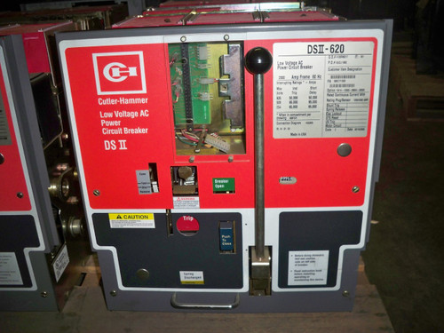 DSII-620 Cutler-Hammer 2000A 1200A Cont. Current MO/DO Air Circuit Breaker (No Trip Unit) DSII-620 Cutler-Hammer 2000A 1200A Cont. Current MO/DO Air Circuit Breaker (No Trip Unit)