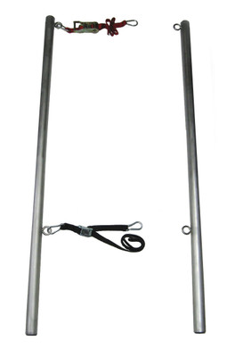 1.9" O.D. Stainless Steel Pool Volleyball Poles (Set of 2)