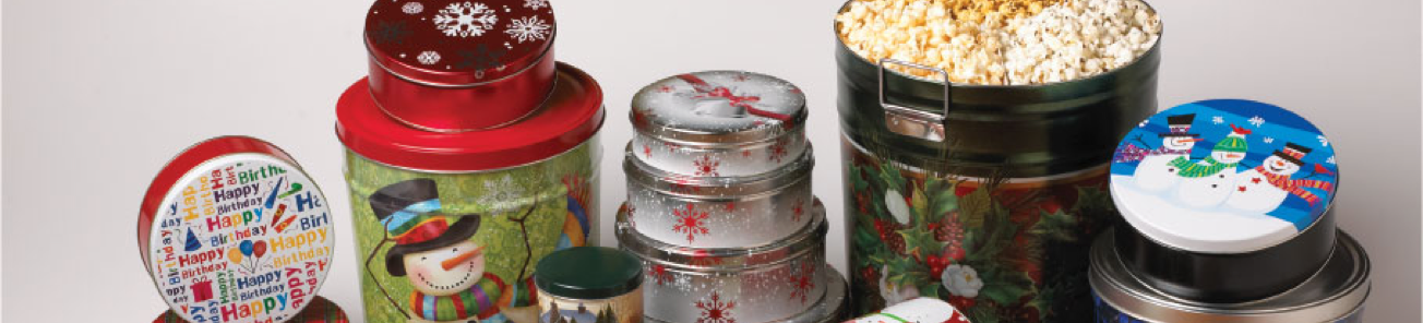 featured collection of tins