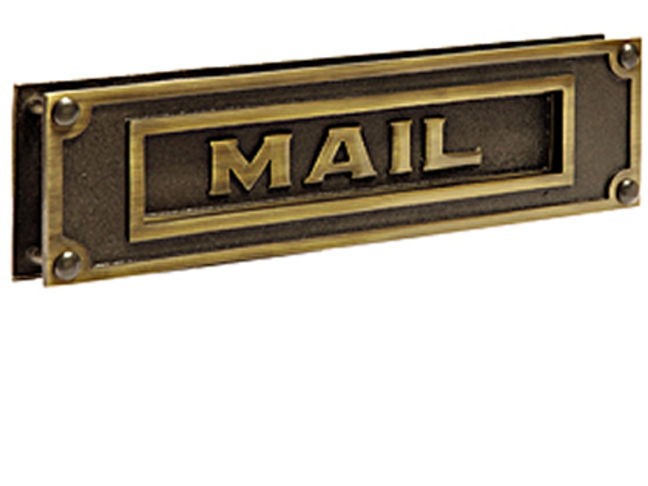metal door mail slot