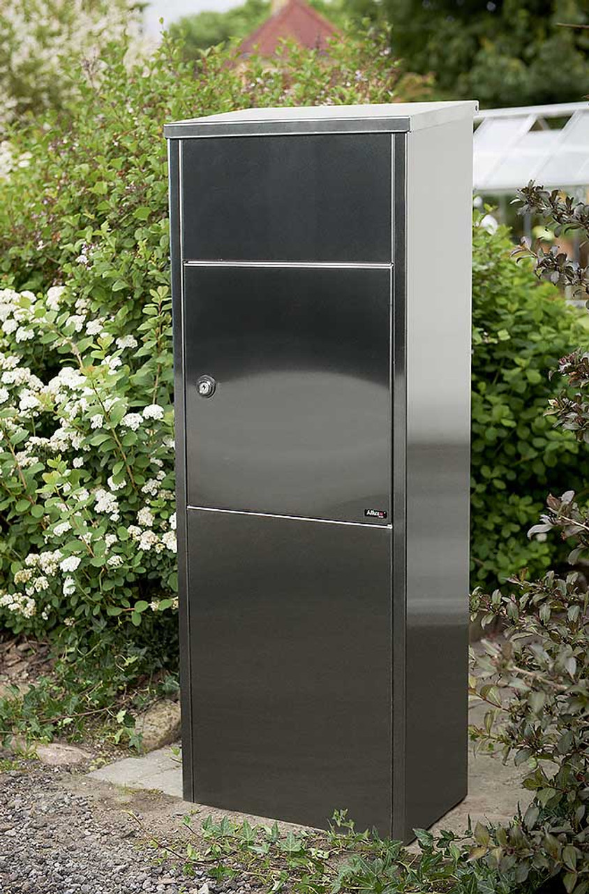 Allux Stainless Steel Package Drop Box - Locking Parcel Drop Boxes