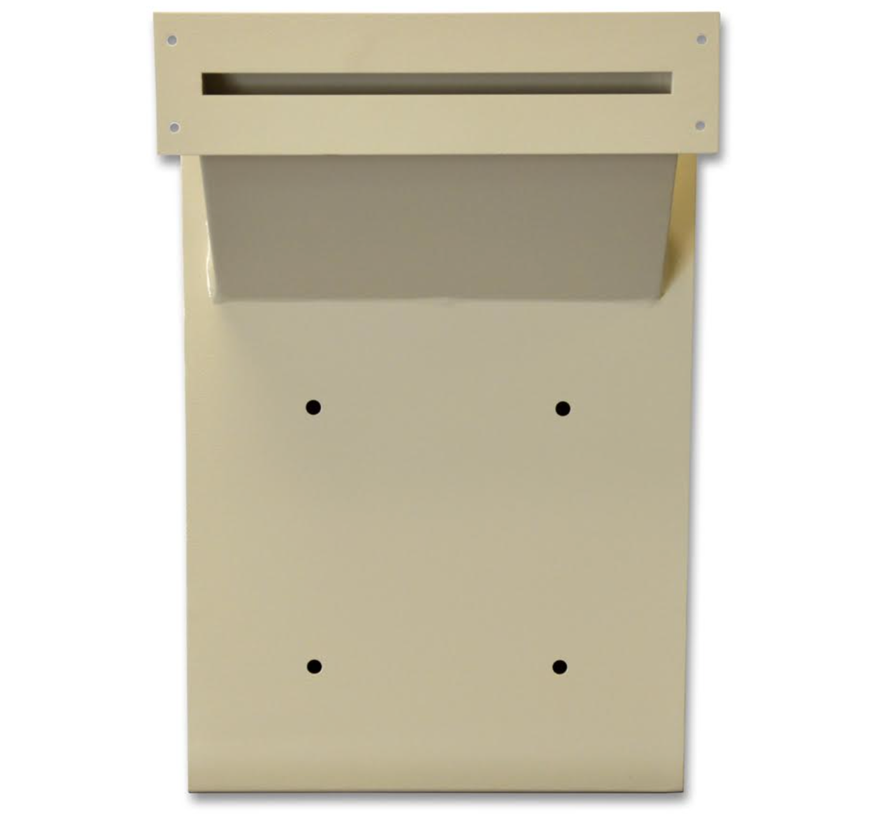 Through Wall Adjustable Chute Drop Box Locking Security Mailbox