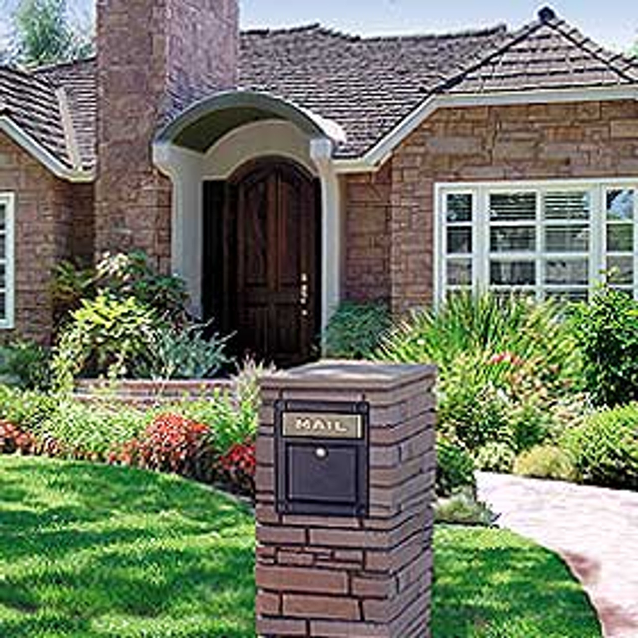 Locking Column Mailbox, for brick or column installation