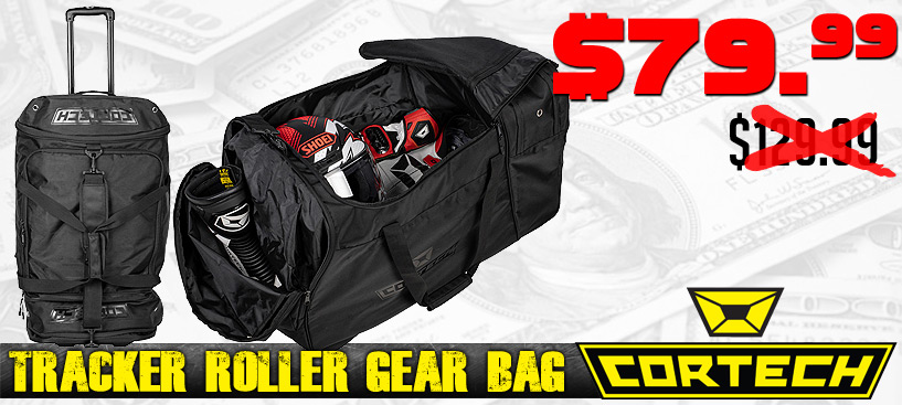 Cortech Tracker Roller Gear Bag Only $79.99