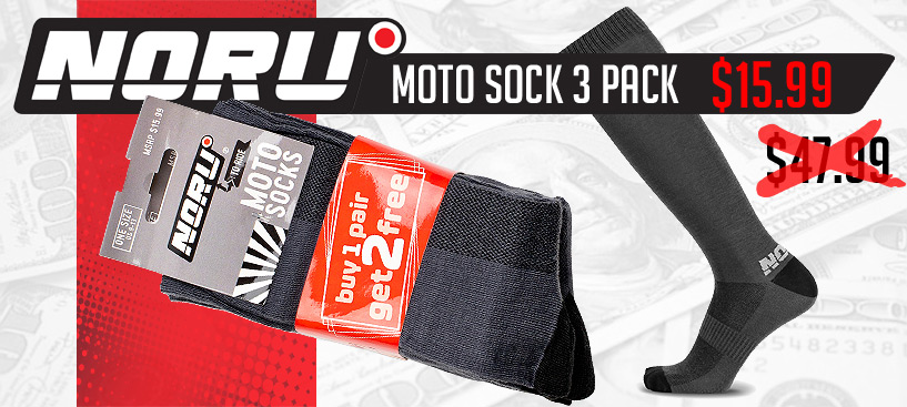 3 Pair Of Noru Riding Socks Only $15.99