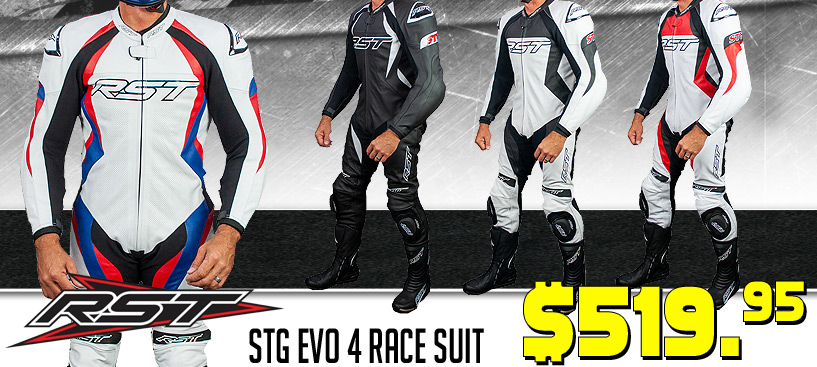 RST STG EVO 4 One Piece Leather Race Suit