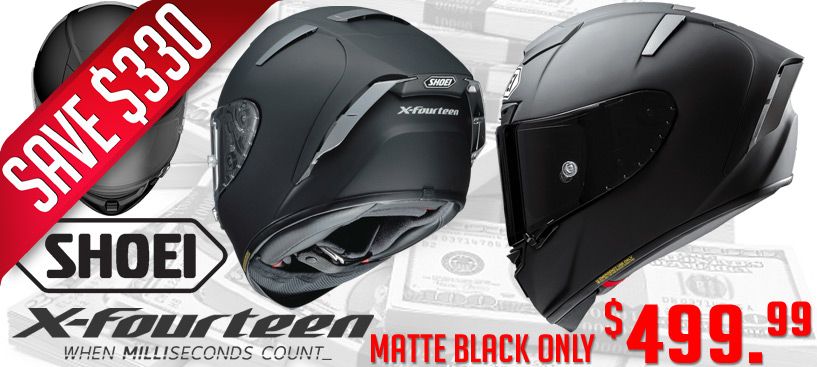 Shoei X-14 Helmet Save $330
