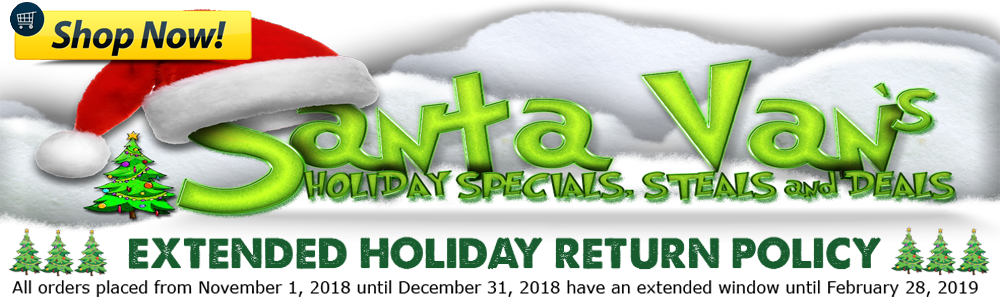 Santa Van's Holiday Steals and Deals Santa Van's Holiday Steals and Deals