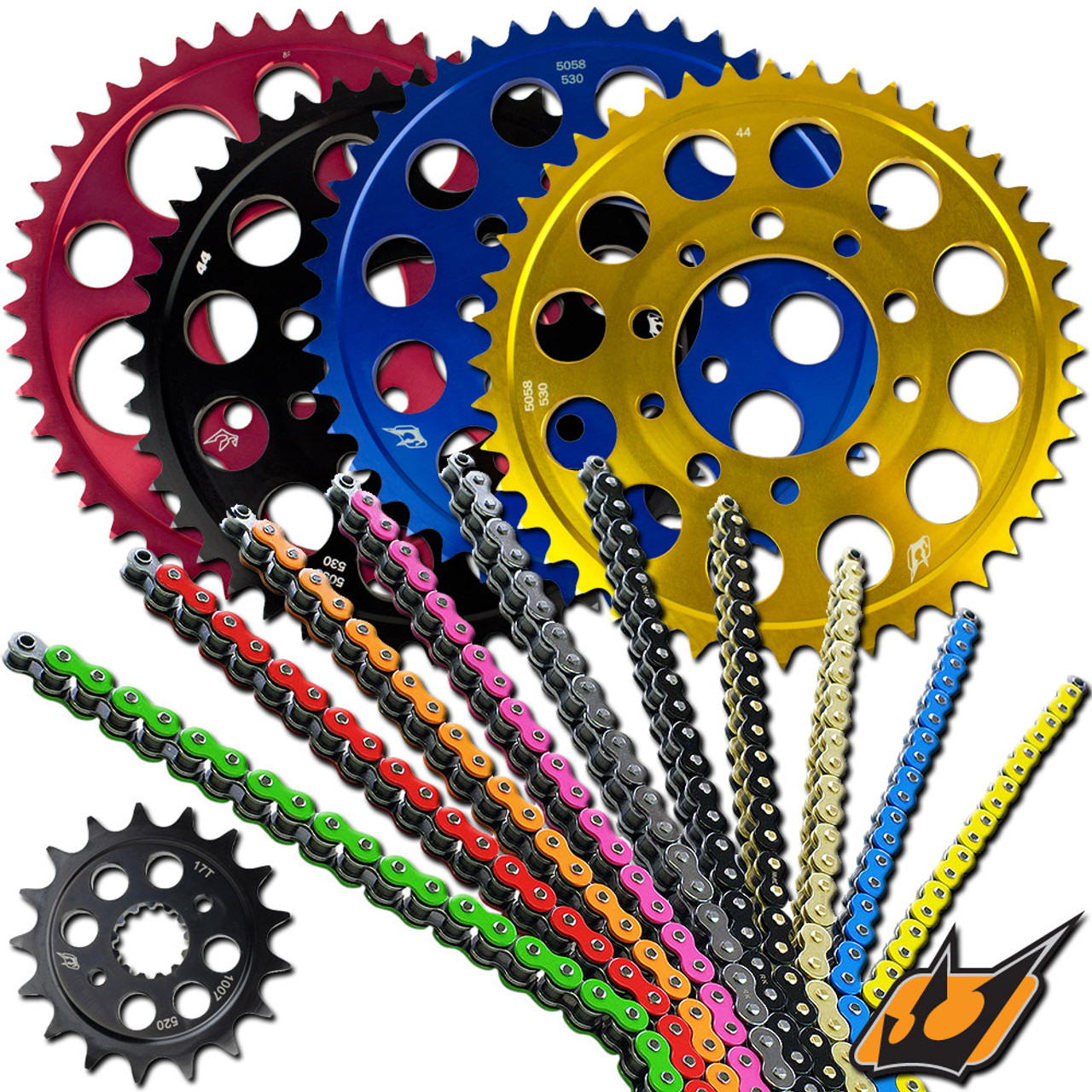 Driven 520 Chain and Sprocket Kit Suzuki GSX-R1000 17-18