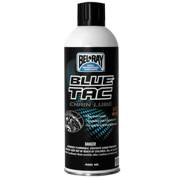 BelRay Blue Tac Chain Lube Sportbike Track Gear