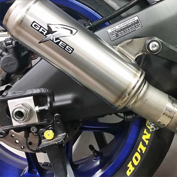 2015-2018 Yamaha R1 Graves Motorsports Moto1 Cat Back Slip-On Exhaust