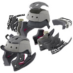Shoei RF-1200 Brawn Helmet 3D Max-Dry Interior System II
