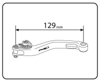 Puig 4.0 Short Length Non-Folding Clutch Lever