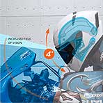 Shoei X-Fourteen Marquez Black Concept Helmet Adjustable Interior System