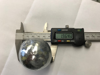 Zinc Ball 2" Diameter SHG 99.9+% Pure Zinc Ball 2" Diameter SHG 99.9+% Pure