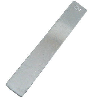 Ajax Scientific Zinc Electrode Strip, 100mm Length x 19mm Width x 1mm thick Ajax Scientific Zinc Electrode Strip, 100mm Length x 19mm Width x 1mm thick