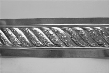 Zinc Edging Rope & Leaf Scroll (1-3/4" Wide) Zinc Edging Rope & Leaf Scroll (1-3/4" Wide)