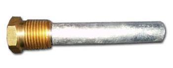 COR-IN 3/4" NPT x 3-1/2" Complete Zinc Pencil Anode with Brass Plug COR-IN 3/4" NPT x 3-1/2" Complete Zinc Pencil Anode with Brass Plug