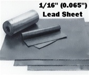 (4#) Sheet Lead 1/16" 1' x 1' (4#) Sheet Lead 1/16" 1' x 1'
