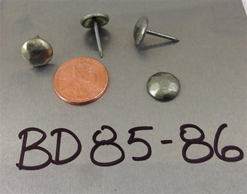 BD85 - Hammered Pewter Circular Nail/Clavos Head - Head Size: 7/16" Nail Length: 1/2" - 100/box BD85 - Hammered Pewter Circular Nail/Clavos Head - Head Size: 7/16" Nail Length: 1/2" - 100/box