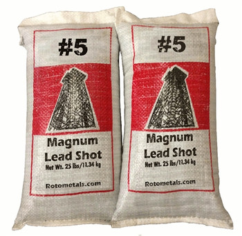 Magnum Lead Shot #5 50 lbs - Freight Included Magnum Lead Shot #5 50 lbs - Freight Included