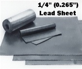 (16#) Sheet Lead 1/4" 1' x 1' (16#) Sheet Lead 1/4" 1' x 1'