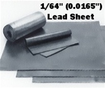 (1#) Sheet Lead 1/64" 1' x 3' (1#) Sheet Lead 1/64" 1' x 3'