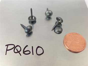 PQ610 - Antique Pewter High Dome Nail/Clavos Head - Head Size: 5/16" Nail Length: 1/2" - 250 per box PQ610 - Antique Pewter High Dome Nail/Clavos Head - Head Size: 5/16" Nail Length: 1/2" - 250 per box