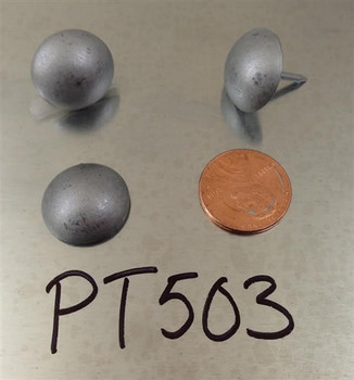 PT503 - Pewter High Dome Nail/Clavos Head - Head Size: 3/4" Nail Length: 5/8" - 50/box PT503 - Pewter High Dome Nail/Clavos Head - Head Size: 3/4" Nail Length: 5/8" - 50/box