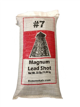 Magnum Lead Shot #7 .10" bag/25 lbs. Magnum Lead Shot #7 .10" bag/25 lbs.