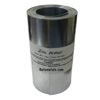 ZincArmor 6" Zinc Strip 50 ft Prevent Algae, Moss, Fungus & Mildew ZincArmor 6" Zinc Strip 50 ft Prevent Algae, Moss, Fungus & Mildew