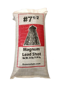 Magnum Lead Shot #7.5 .095" bag/25 lbs. Magnum Lead Shot #7.5 .095" bag/25 lbs.