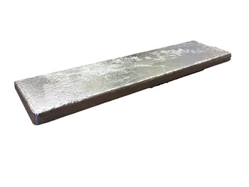 ZPN-5 Zinc Cast Plate - 1" x 3" x 12" ZPN-5 Zinc Cast Plate - 1" x 3" x 12"