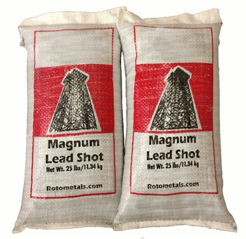 West Coast Magnum Shot Lead (2-25) Bags 50 lbs Size 4-9 - Freight Included West Coast Magnum Shot Lead (2-25) Bags 50 lbs Size 4-9 - Freight Included