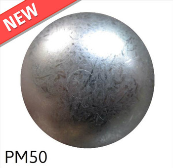 PM50 - Glazed Pewter High Dome - Head Size:15/16" Nail Length:5/8" - 250 per box PM50 - Glazed Pewter High Dome - Head Size:15/16" Nail Length:5/8" - 250 per box