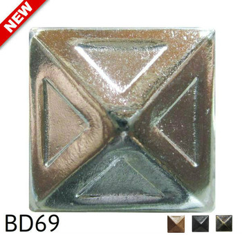BD69 - Pyramid Nail with Recessed Detail - Head Size: 3/4" Nail Length: 5/8" - 80 per box BD69 - Pyramid Nail with Recessed Detail - Head Size: 3/4" Nail Length: 5/8" - 80 per box