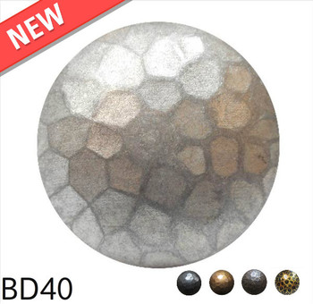 BD40 - Medium Dome Nail with Textured Detail - Head Size: 1.6" Nail Length: 7/8" - 25 per box BD40 - Medium Dome Nail with Textured Detail - Head Size: 1.6" Nail Length: 7/8" - 25 per box