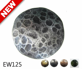 EW125 - Circular Nail/Clavos Head Carved Texture Detail - Head Size: 2.32" Nail Length: 7/8" - 8 to box EW125 - Circular Nail/Clavos Head Carved Texture Detail - Head Size: 2.32" Nail Length: 7/8" - 8 to box