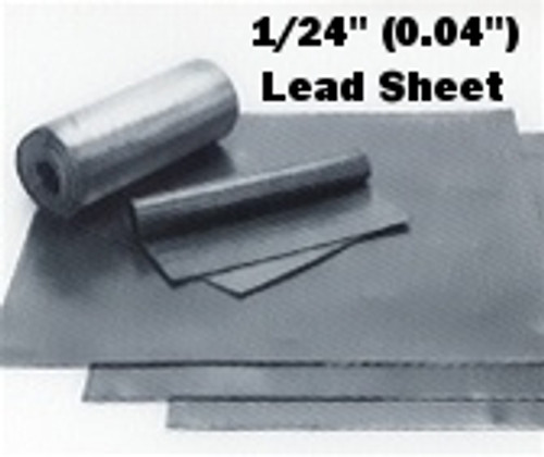 (2.5#) Sheet Lead 1/24" 1' x 5' (2.5#) Sheet Lead 1/24" 1' x 5'