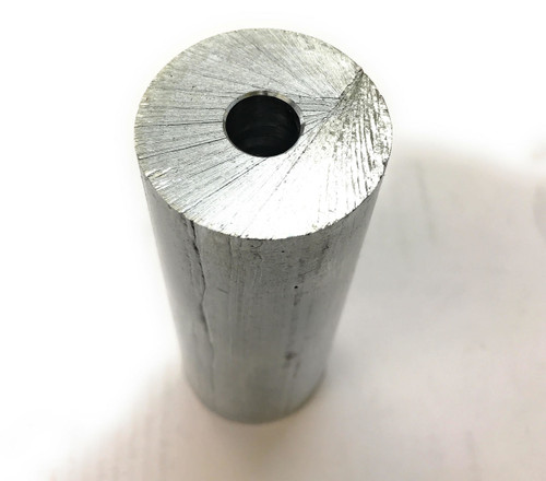 Zinc Rod Anode, 1-1/2" diameter x 4" long with Center Hole at 7/16" Zinc Rod Anode, 1-1/2" diameter x 4" long with Center Hole at 7/16"