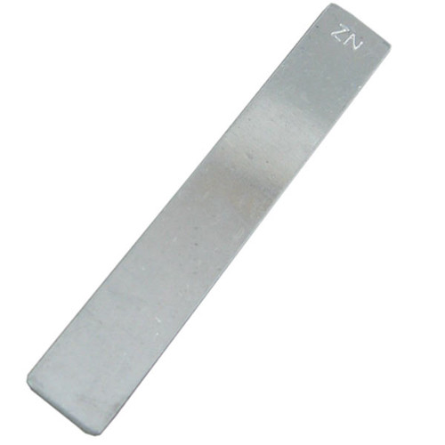 Ajax Scientific Zinc Electrode Strip, 132mm Length x 25mm Width x .5mm thick Ajax Scientific Zinc Electrode Strip, 132mm Length x 25mm Width x .5mm thick