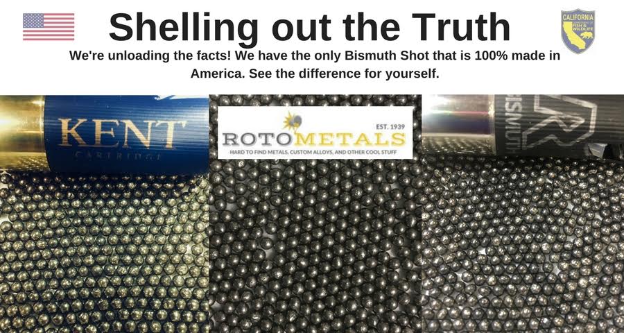 The ORIGINAL Bismuth Shot Alloy For Reloading Shells 1 pound Bag