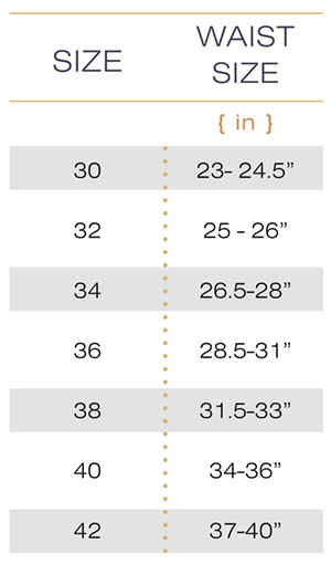 Shapewear Size Chart