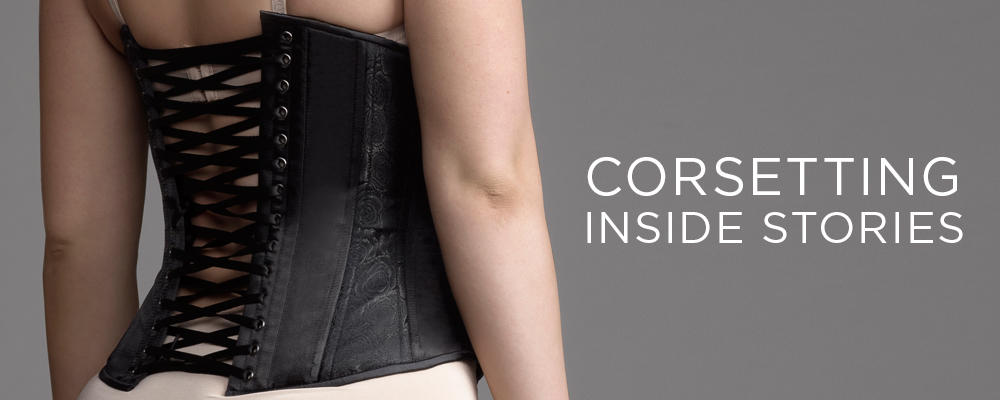 Black Cashmere Corset, Hourglass Silhouette, Short – Timeless Trends