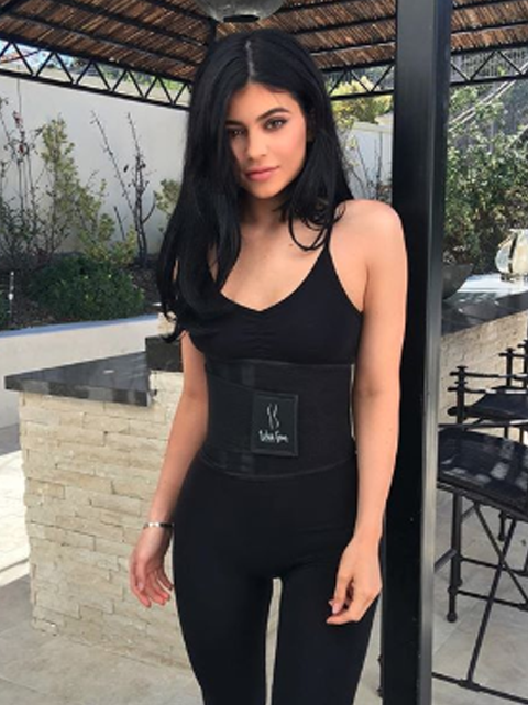 Kim Kardashian on X: On set using my @premadonna87's waist trainer before  I shoot! #premadonna87 is my fave! @pre_shop #waistgangsociety   / X