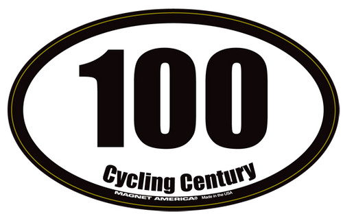 Cycling Century 100 Magnet or Decal