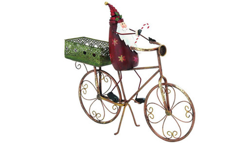 Santa on Bike