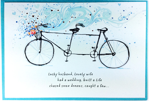Anniversary Bicycle Card