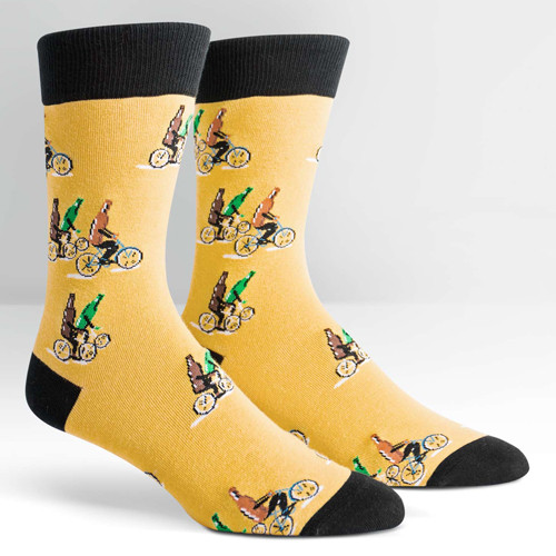 Beer on Bikes Sock